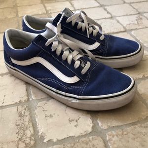 Used Blue Vans Flats, men’s 10.5